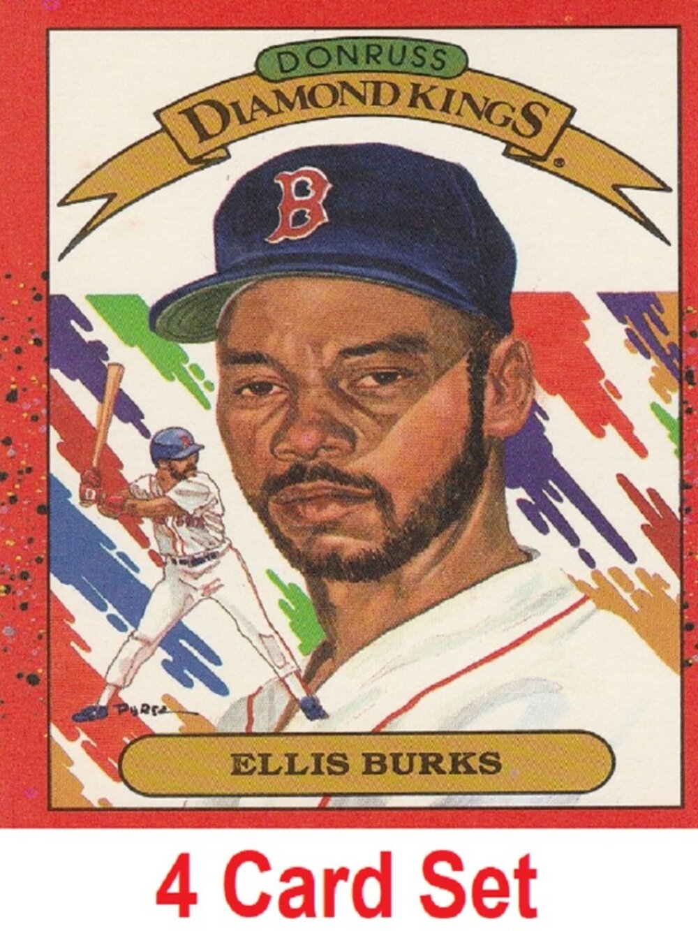 Ellis Burks MLB Baseball Card Collection